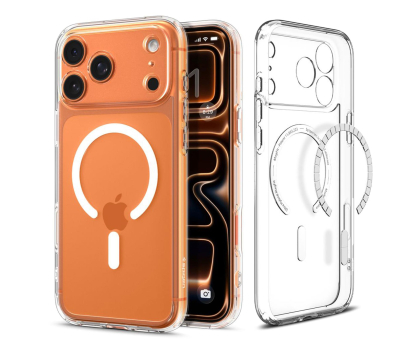Etui do telefonów SPIGEN Ultra Hybrid Mag Magsafe do Iphone 17 Pro Clear/White 8800283314786